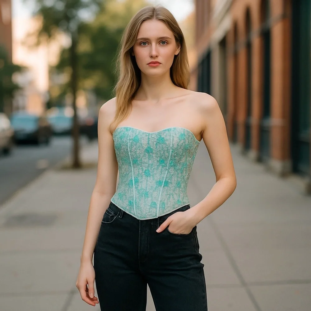 Mejia Modas Sequined‎ Corset